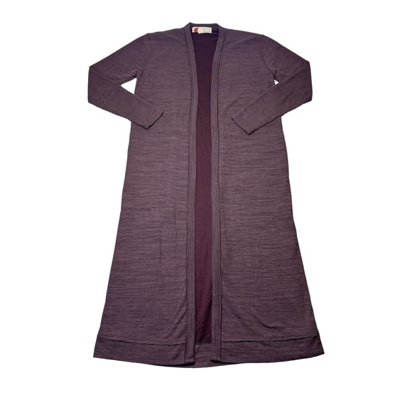 FREE PEOPLE FP BEACH Bicoastal Cardigan Sweater in Plum Size XS - Picture 3 of 9